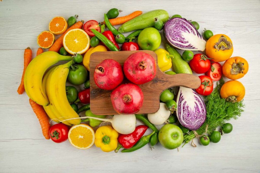 Warzywa i owoce jako przekąska
