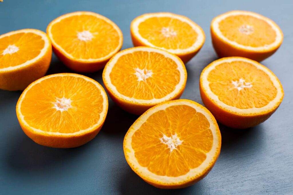 Witamina C w pomarańczach