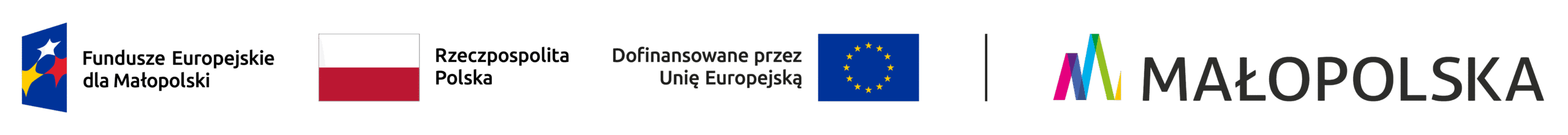 Logotypy Fundusze Europejskie dla Małopolski – PowerMeal Logotypy Fundusze Europejskie dla Małopolski - PowerMeal
